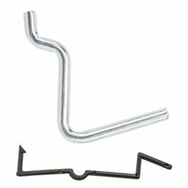 Pegboard Angle Hook, Fits 1/4-In., Zinc-Plated, 1-3/4-In., 6-Pk. Online now