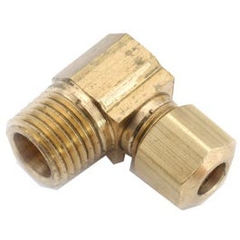 Pipe Fitting, Elbow, 90-Degree, Lead-Free Brass, 3/8 Compression x 1/4-In. MPT Online Sale