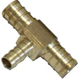 Pex Pipe Fitting, Tee, Brass, Lead-Free, 1/2 x 3/8 x 3/8-In. Barb Online