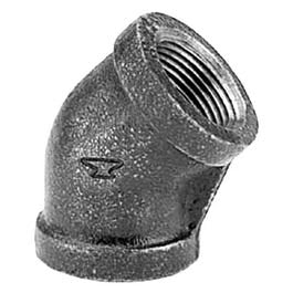 Pipe Fitting, Elbow, 45-Degree, Black, 1-In. Online Sale