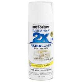 Painter’s Touch 2X Spray Paint, Semi-Gloss White, 12-oz. Online now