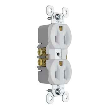 Pass & Seymour Trademaster® 15A 125V Duplex Receptacle, White Discount