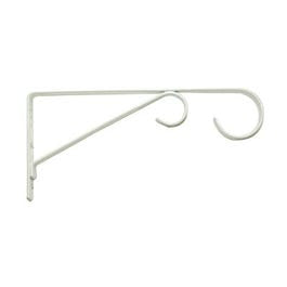 Plant Bracket, Hanging, White Powder-Coated Steel, 9-In. Online Hot Sale