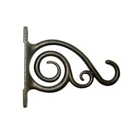 Plant Bracket, Hanging, Brushed Bronze Aluminum, 6-In. on Sale