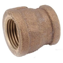 Pipe Fitting, Reducing Coupling, Lead Free Rough Brass, 1/2 x 3/8-In. Online now