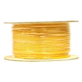 Polypropylene Rope, Hollow Braid, Yellow, 1/4-In. x 1000-Ft. Online Sale