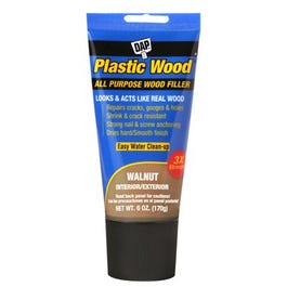 Plastic Wood Latex Wood Filler, Walnut, 6-oz. Tube Supply