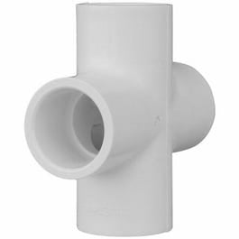 Pipe Fitting, PVC Cross, White, 2-In. on Sale