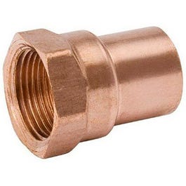 Pipe Fittings, Wrot Copper Adapter, 1/2 x 3/8-In. FPT Fashion