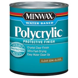 Polycrylic Semi-Gloss Clear Acrylic/Urethane Blend Topcoat, Qt. Online