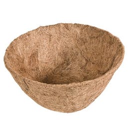 Plant Basket Liner, Coco Fiber, Round, 14-In. Online