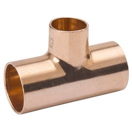 Pipe Fittings, Wrot Copper Tee, 1 x 1 x 3/4-In. Online now