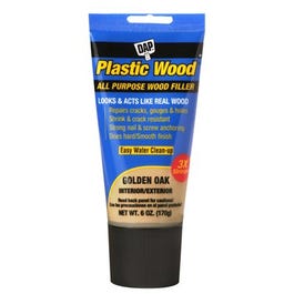 Plastic Wood Latex Wood Filler, Gold, 6-oz. Tube on Sale