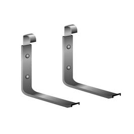 Plant Bracket, Wall-Mount, Black Aluminum Fashion
