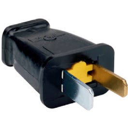Polarized Plug, Residential, 15-Amp, 125-Volt, Black Supply