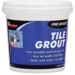 Pre-Mixed Tile Grout, Qt. Hot on Sale