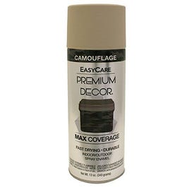 Premium Decor Spray Paint, Camouflage Flat Light Khaki, 12-oz. Discount