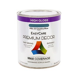 Premium Decor Country Blue Gloss Enamel Paint, Qt. Online