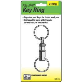 Pull-Apart Key Ring, Siver Online now