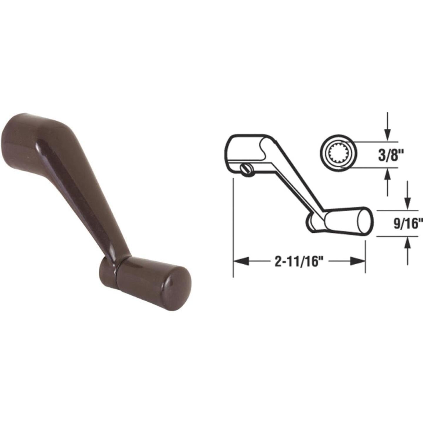 Prime-Line 3/8 In. Bronze Die-Cast Casement Window Crank Handle Hot on Sale