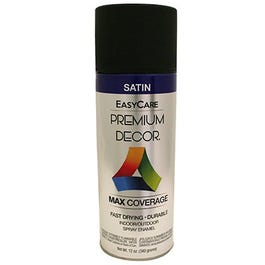 Premium Decor Spray Paint, Black Satin, 12-oz. Fashion