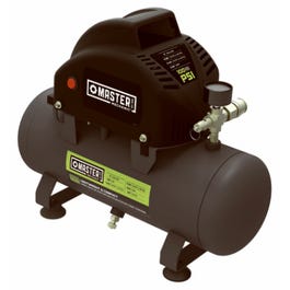 Portable Air Compressor, Hot-Dog Style, 100 Max PSI, 2-Gallons Supply