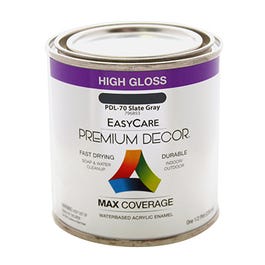 Premium Decor Slate Gray Gloss Enamel Paint, 1/2-Pt. Online Sale