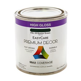 Premium Decor Hunter Green Gloss Enamel Paint, 1/2-Pt. on Sale