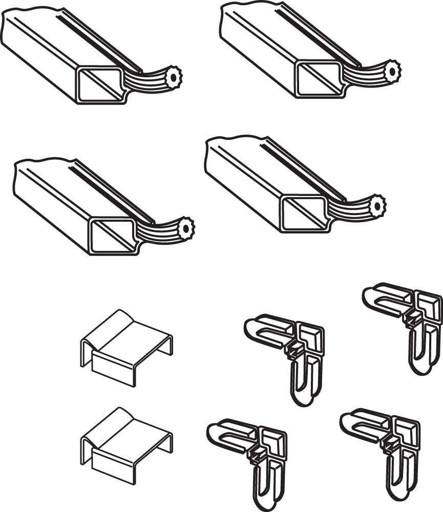 Prime-Line Screen Frame Kit Mill Fashion