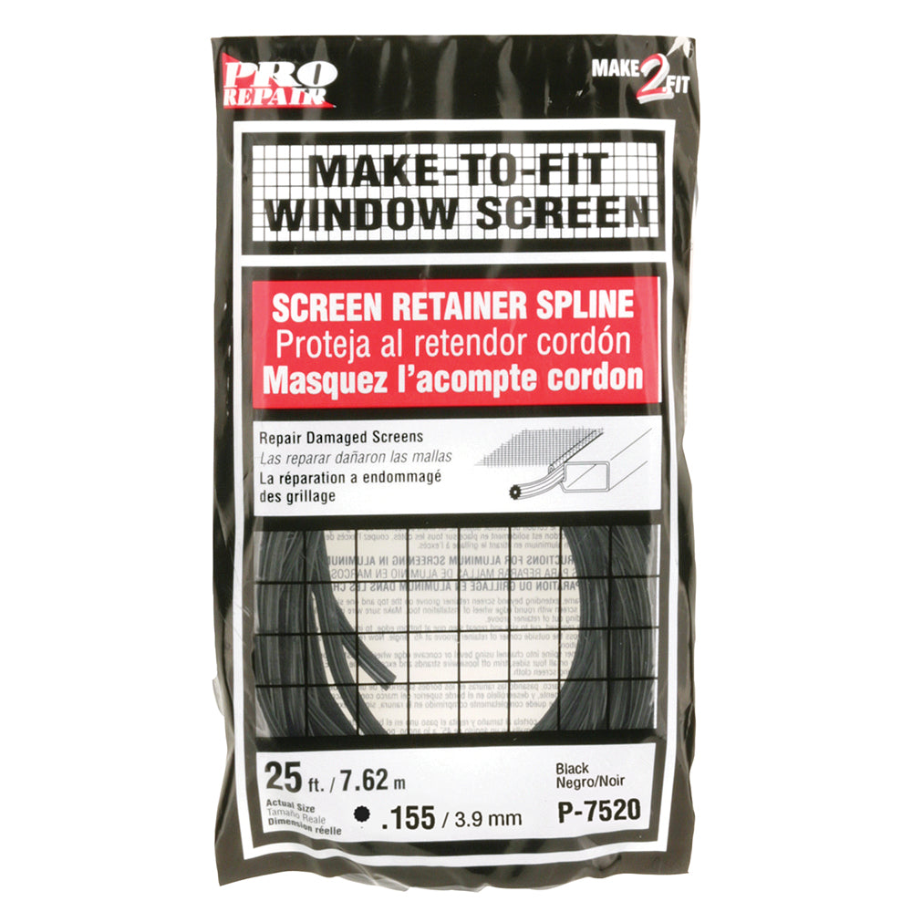 Prime-Line Screen Retainer Vinyl Spline .155″ Round 25′ per roll Fashion