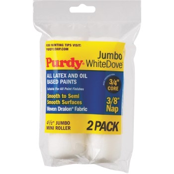PSB/Purdy 140624012 White Dove Jumbo Mini Roller Cover Replacements ~ 4 1/2 Online now