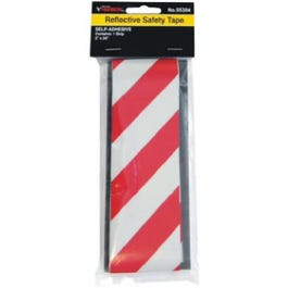 Reflective Safety Tape, Red/Silver, 2 x 24-In. on Sale