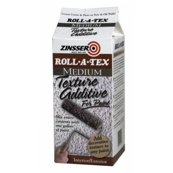 Rust-Oleum 22233 Zinsser Roll-A-Tex Texture Additive for Paint, Medium ~ 1 lb Supply