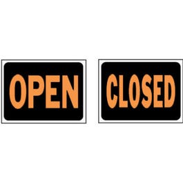 Reversible Open/Close Sign, Plastic, 9 x 12-In. Online Sale