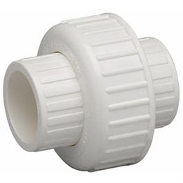 PVC Pipe Fitting, Solvent Weld Slip Union, Schedule 40, 2-In., Slip x Slip Hot on Sale