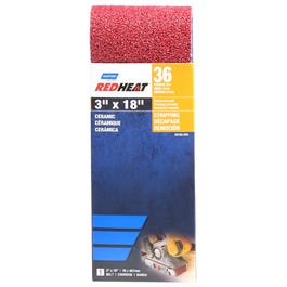 Red Heat Sanding Belt, 36 Grit, 3 x 18-In. on Sale