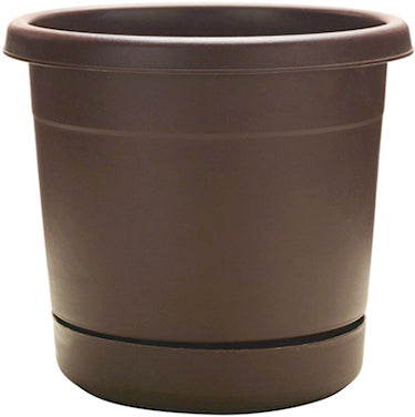 ROLLED RIM  PLANTER OXFORD TAN 8 IN Discount