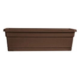 Rolled-Rim  Window Box, Cocoa, 24-In. Sale