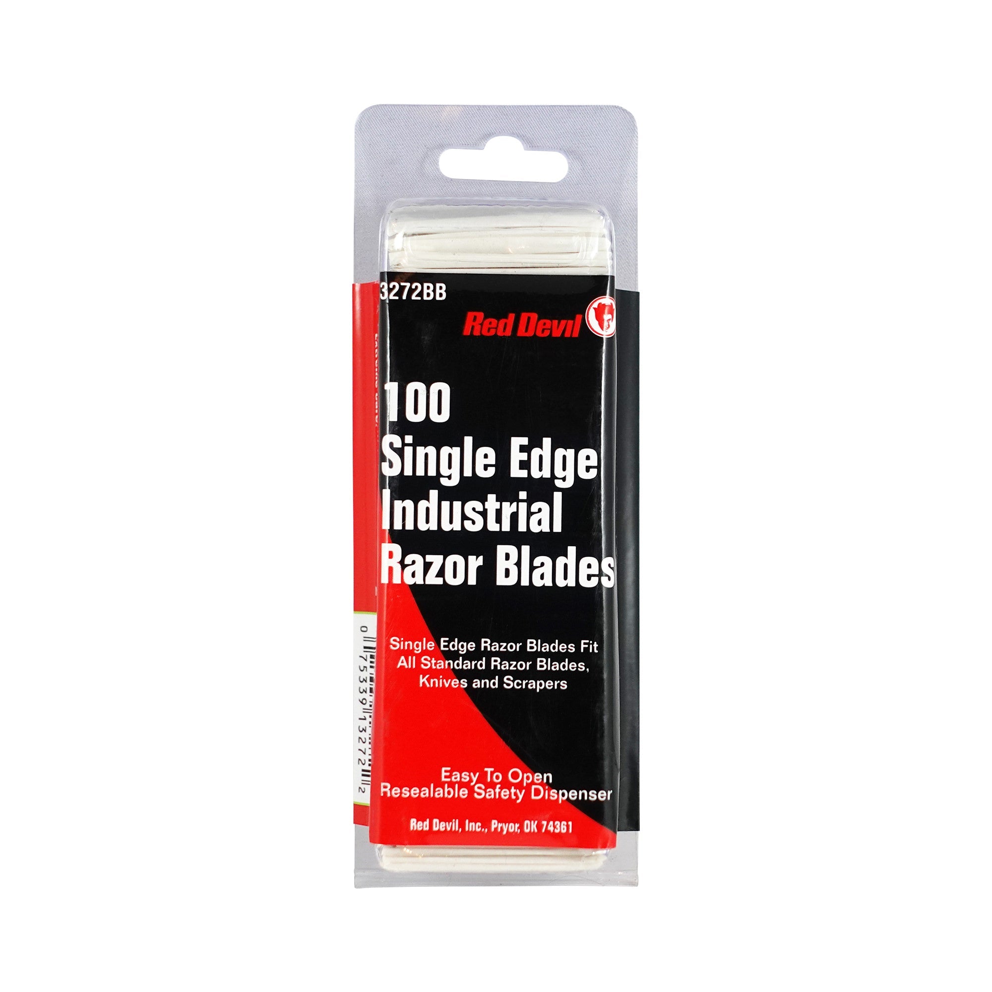 Red Devil Razor Blades 100 Blades Plastic Disposable Box Sale
