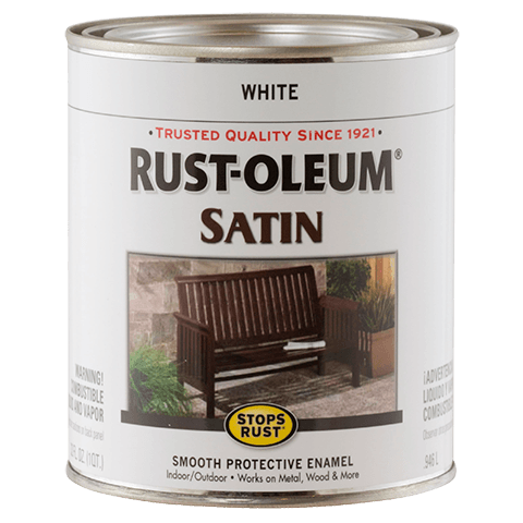 Rust-Oleum® Protective Enamel Brush-On Paint Satin White on Sale
