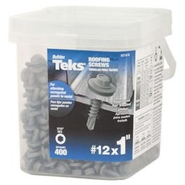 Roofing Screw With Washers, Hex Head, Zinc-Plated, #12 x 1-In., 300-Pk. Online now