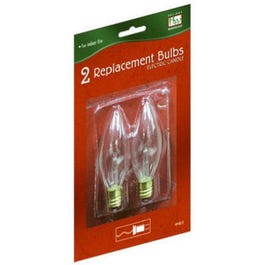 Replacement Bulbs For Electric Christmas Candle,  2-Pk. Sale