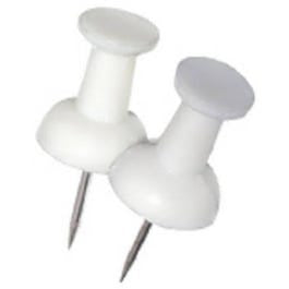 Push Pins, White, 16-Pk. Hot on Sale