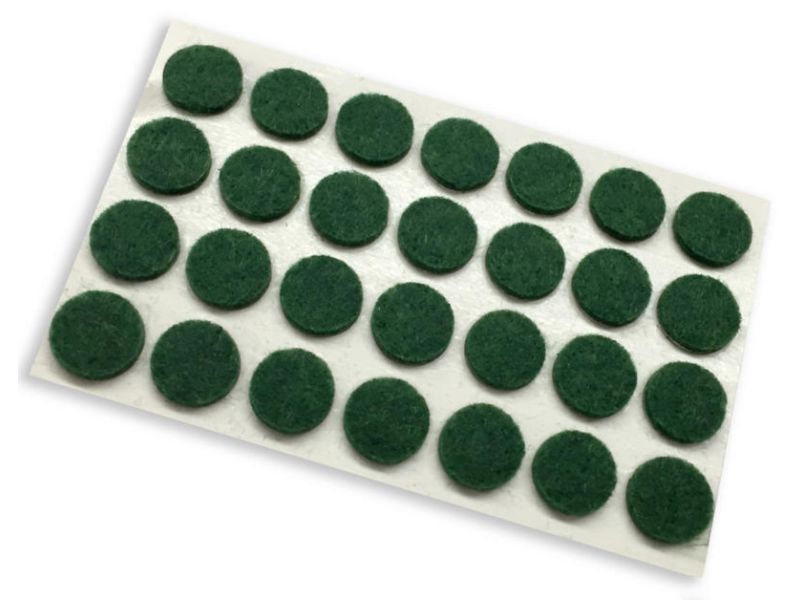 Shepherd Hardware 3/8-Inch Self-Adhesive Felt Furniture Pads, 28-Count, Green Online Hot Sale