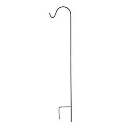 Shepherd’s Hook, Single Offset, Black Steel, 48-In. Supply