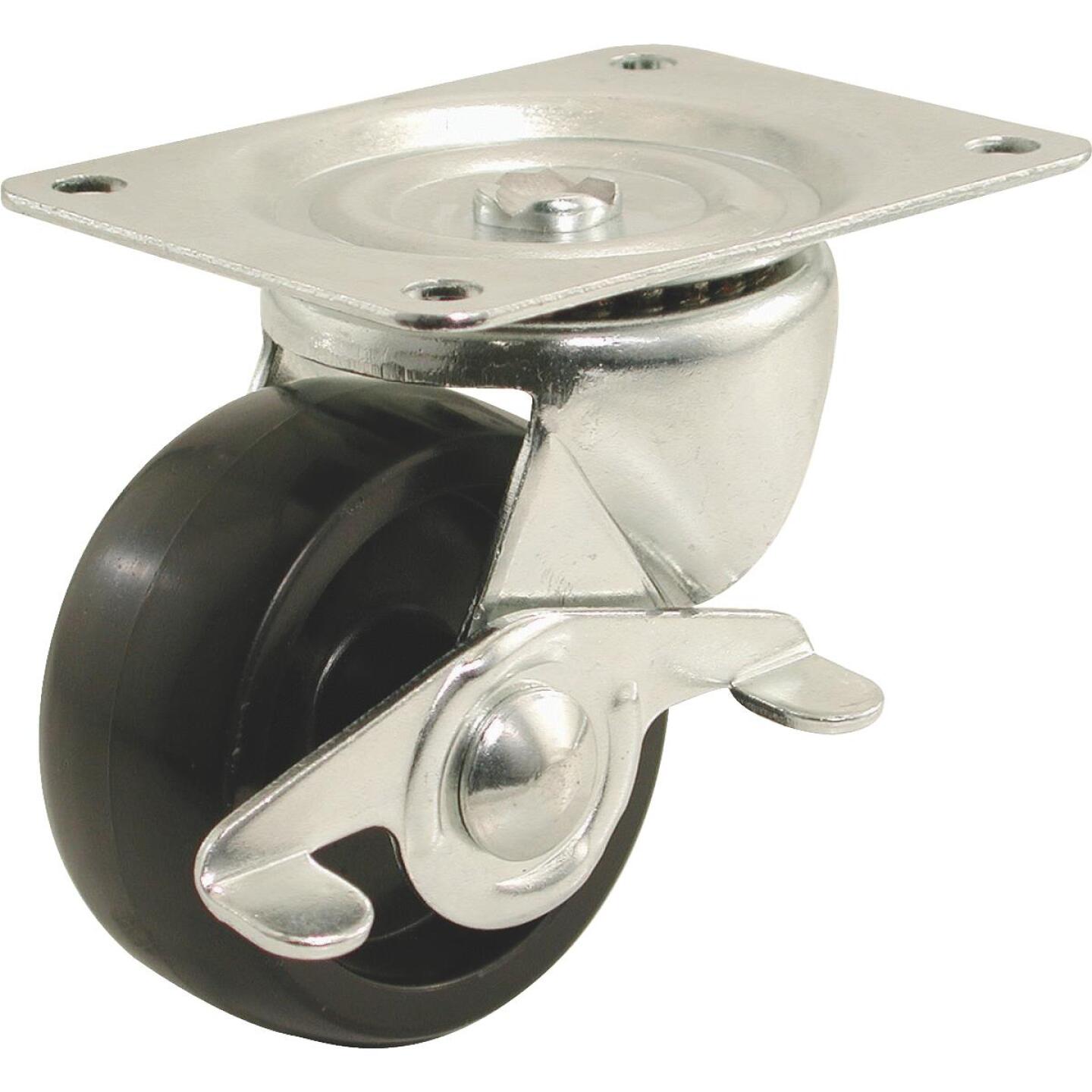 Shepherd 2 In. General-Duty Polypropylene Swivel Plate Caster with Brake Online