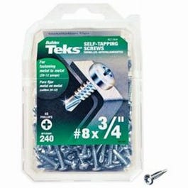 Self-Tapping Drill Point Screw, Phillips, Hex Washer Head, 3/4-In. x #8, 240-Pk. Fashion