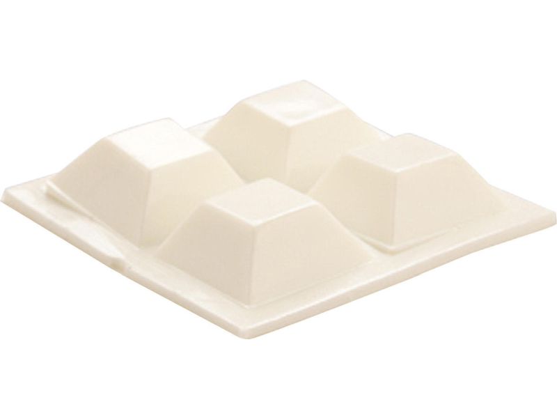 Shepherd Hardware 3/4-Inch SurfaceGard White Adhesive Bumper Pads, 12-Count Sale
