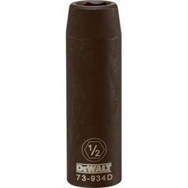 SAE Deep Impact Socket, 6-Point, Black Oxide, 1/2-In. Drive, 1/2-in. Online
