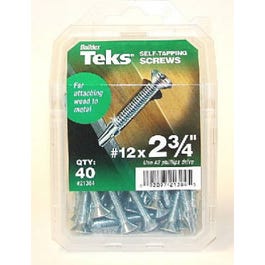 Self-Tapping Screws, #12 x 2.75-In., 40-Ct. Online now